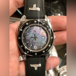 Croton Diamond case Ceramic Bezel Sapphire Swiss Watch